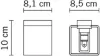 Настенный светильник BIJOU QUADRA D75 D15 15 - фото в интерьере (миниатюра)