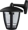 Настенный фонарь уличный  НБУ 07-40-004 «Дели 3» черный - фото в интерьере (миниатюра)