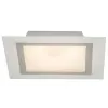 Светильник потолочный "Rolanda" 1x10W, металл/стекло, LED,хром белый - фото (миниатюра)