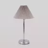 Интерьерная настольная лампа Peony 01132/1 хром/серый - фото (миниатюра)
