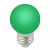 Лампочка светодиодная  LED-G45-1W/GREEN/E27/FR/С - фото (миниатюра)