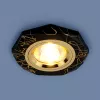 Встраиваемый светильник BK/GD (черный/золото) Elektrostandard 2040 MR16 - фото (миниатюра)