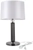 Интерьерная настольная лампа 4400 4401/T black glossy без абажура нестандарт - фото (миниатюра)