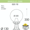 Наземный фонарь GLOBE 250 G25.110.000.VXF1R - фото (миниатюра)