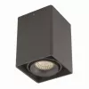 Donolux Светильник накладной, MR16, макс.50Вт, GU10, IP20, Блестящий черный, D93х93х120 мм, без ламп - фото (миниатюра)