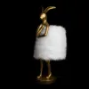 Интерьерная настольная лампа Lapine 10315/B White fluff - фото (миниатюра)