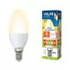 Лампочка светодиодная LED-C37-6W/WW/E14/FR/O картон Volpe - фото (миниатюра)