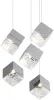 Подвесной светильник Pyrite 10301P/5 silver - фото (миниатюра)