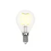 Лампочка светодиодная  LED-G45-6W/WW/E14/FR PLS02WH картон - фото (миниатюра)