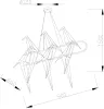 Подвесной светильник Birds V3073-6PL - фото схема (миниатюра)
