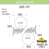 Настенный светильник уличный Globe 250 G25.131.000.BZE27 - фото схема (миниатюра)