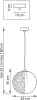 Подвесной светильник Fermo 724214 - фото схема (миниатюра)