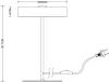 Интерьерная настольная лампа Elnath A5038LT-3WH - фото схема (миниатюра)