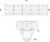 Уличный консольный светильник Фрегат 51 CB-C0601044 - фото схема (миниатюра)