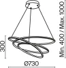 Подвесной светильник Nola MOD100PL-L88WK1 - фото схема (миниатюра)