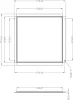 Рамка для светильника Frame for plaster 930231 - фото схема (миниатюра)