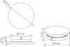 Влагозащищенный настенно-потолочный светильник Donolux DL256 DL256G - фото схема (миниатюра)