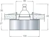 Встраиваемый светильник Donolux Dl131 DL131CH/White - фото схема (миниатюра)