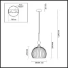Подвесной светильник Odeon Light Runga 4766/1 - фото схема (миниатюра)