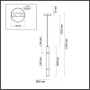 Подвесной светильник Marbella 6674/15L - фото схема (миниатюра)