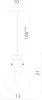Подвесной светильник Houston 1001/16 SP-1 - фото схема (миниатюра)