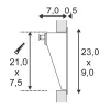 Точечный светильник Downunder 230182 - фото схема (миниатюра)