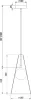 Подвесной светильник Toper FR5389PL-01BS - фото схема (миниатюра)