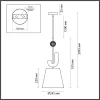 Подвесной светильник Bagel 5410/1 - фото схема (миниатюра)