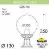 Наземный фонарь Globe 250 G25.110.000.AYE27 - фото схема (миниатюра)