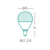 Лампочка светодиодная Bilo 6,5w 23420 - фото схема (миниатюра)