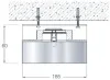 Настенно-потолочный светильник Donolux N1571 N1571-SN - фото схема (миниатюра)