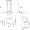 Промышленный подвесной светильник  SPP-404-0-50K-100 - фото схема (миниатюра)