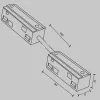 Коннектор гибкий Accessories for tracks Exility TRA034CPC-42W-15-1 - фото схема (миниатюра)