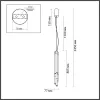 Подвесной светильник Anta 4392/30L - фото схема (миниатюра)