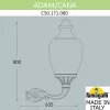 Настенный фонарь уличный Cana C50.171.000.AYE27 - фото схема (миниатюра)