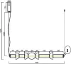 Подвесной светильник Cosmo MOD210PL-L39B3K - фото схема (миниатюра)