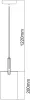 Подвесной светильник Тетро 673014801 - фото схема (миниатюра)