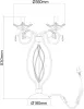 Интерьерная настольная лампа Валенсия 299032203 - фото схема (миниатюра)