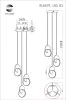 Подвесной светильник Eclisse SL6107.103.03 - фото схема (миниатюра)