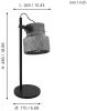 Интерьерная настольная лампа Hilcott 39857 - фото схема (миниатюра)