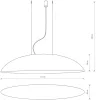 Подвесной светильник Canoe 10326 - фото схема (миниатюра)