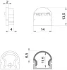 Заглушка R-AU-01-08 979581 - фото схема (миниатюра)