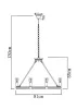 Подвесной светильник Ulleu 69029-8 - фото схема (миниатюра)
