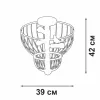 Потолочная люстра  V3061-8/3PL - фото схема (миниатюра)