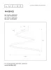 Потолочная люстра светодиодная диммируемая Lucide Maxence 46199/25/30 - фото схема (миниатюра)