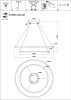 Подвесной светильник  ST605.503.91 - фото схема (миниатюра)