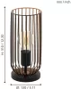 Интерьерная настольная лампа Roccamena 49646 - фото схема (миниатюра)