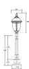Наземный фонарь St.LOUIS L 89107L E10 Gb мат тр - фото схема (миниатюра)