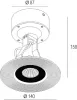 Настенно-потолочный светильник Donolux DL18411 DL18411/11WW-White - фото схема (миниатюра)