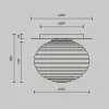 Потолочный светильник Reels MOD268CL-01G - фото схема (миниатюра)